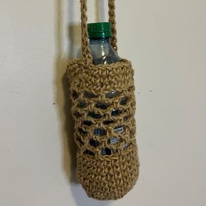 NEW Water bottle holder pouch bag Made of hemp twine KAMAKURA JAPAN